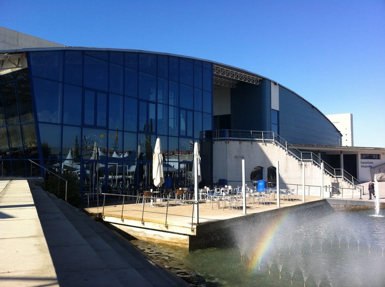 The glass halls of Granada's Parque de las Ciencias, the city's hands-on science museum for children.